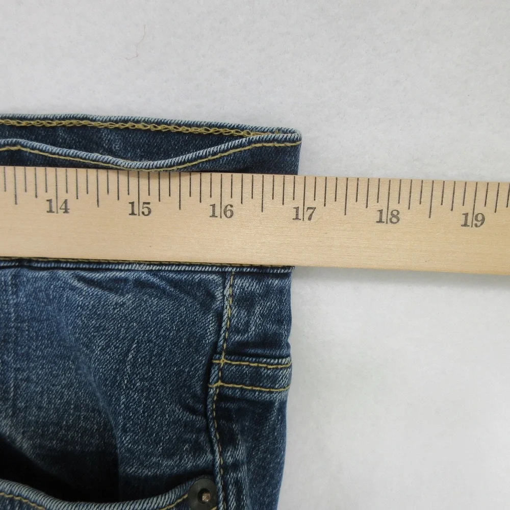 Armani Exchange Men's Jeans Size 32 Short Blue Denim Straight Leg Made in USA